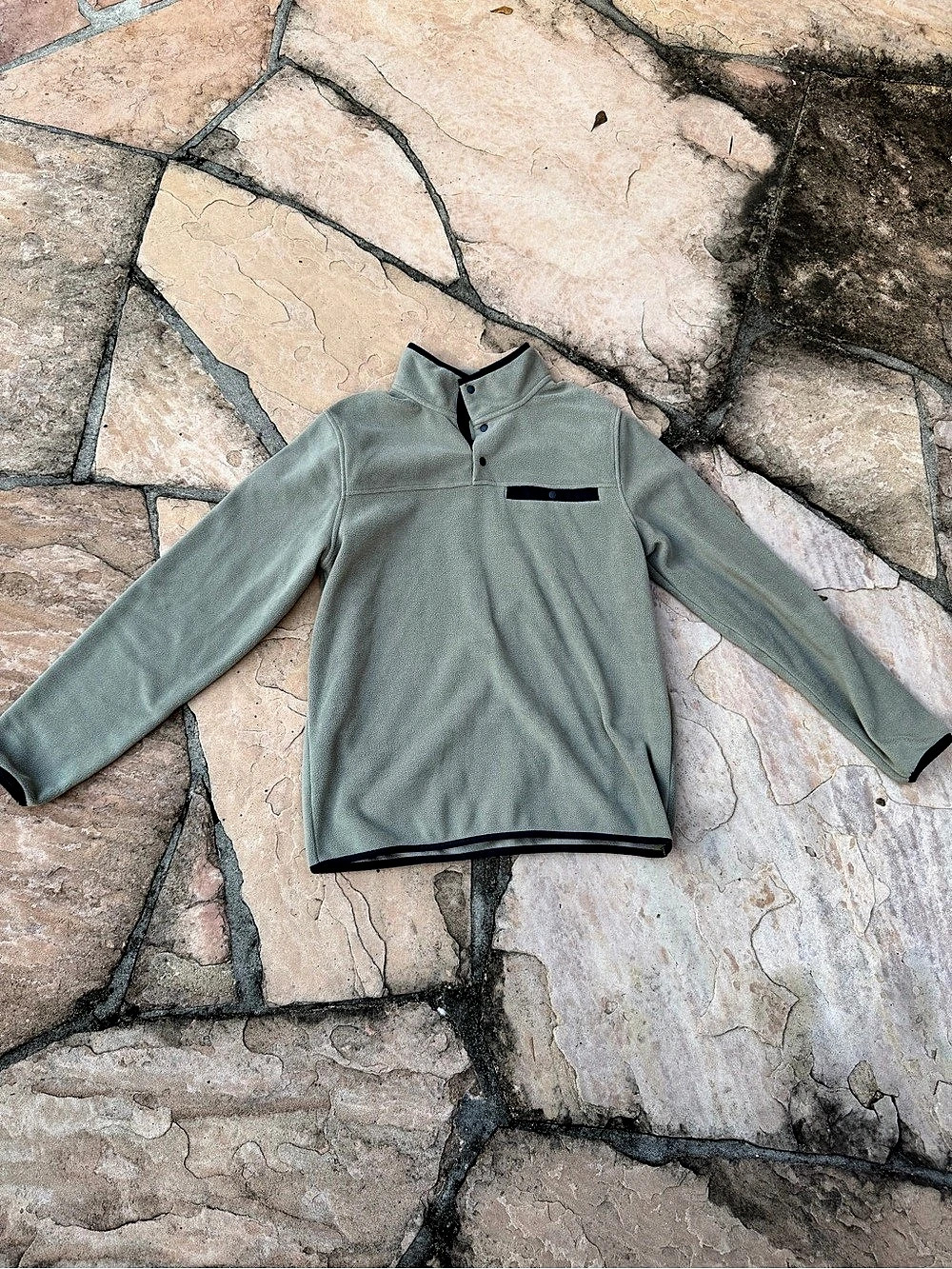32 Degrees Men's Heat Fleece Snap Pullover Size Medium